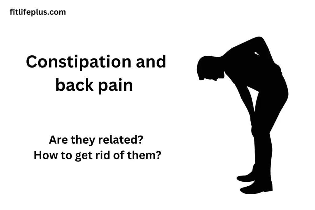 Treatment for back pain and constipation