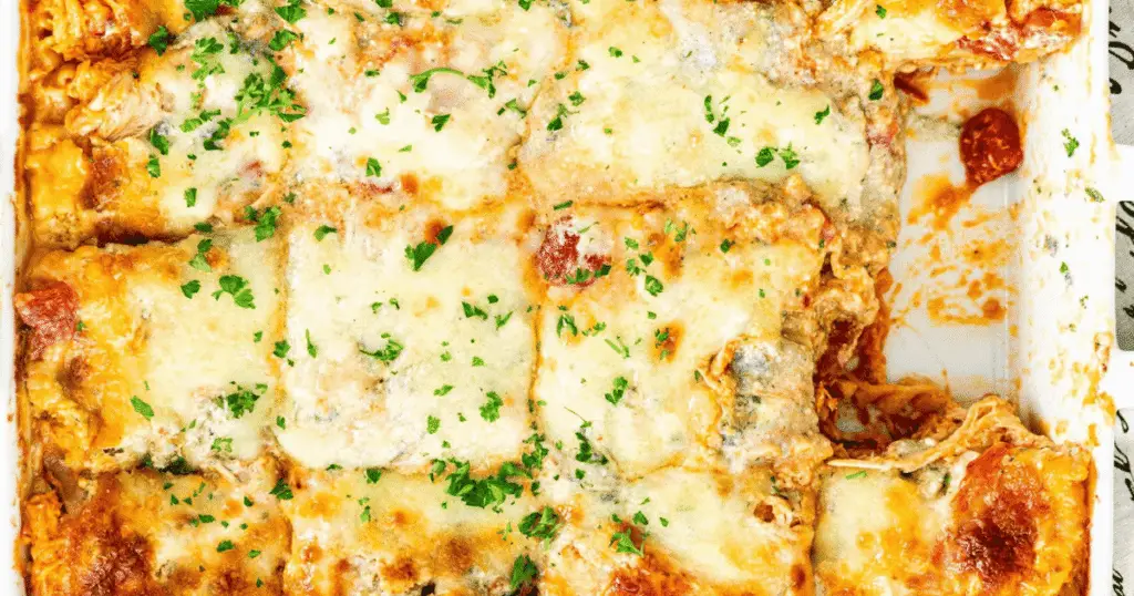 Buffalo Chicken Lasagna